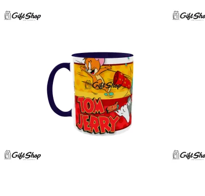 Tom and jerry, cana personalizata cu poza si text, 330ml, model 3337